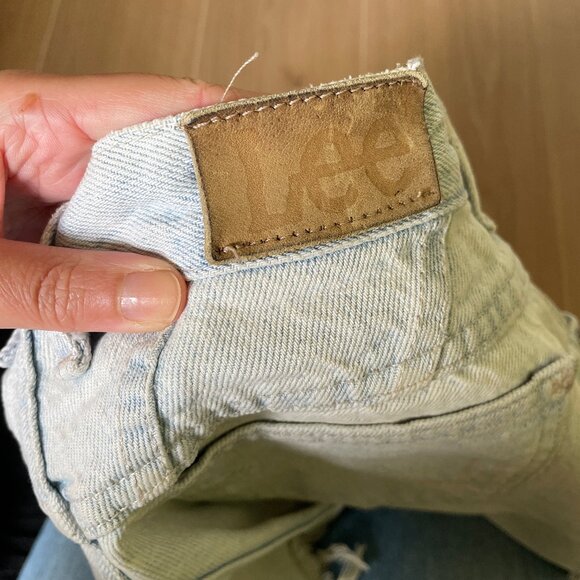 Vintage Lee Acid Wash Cut off shorts - Picture 3 of 4